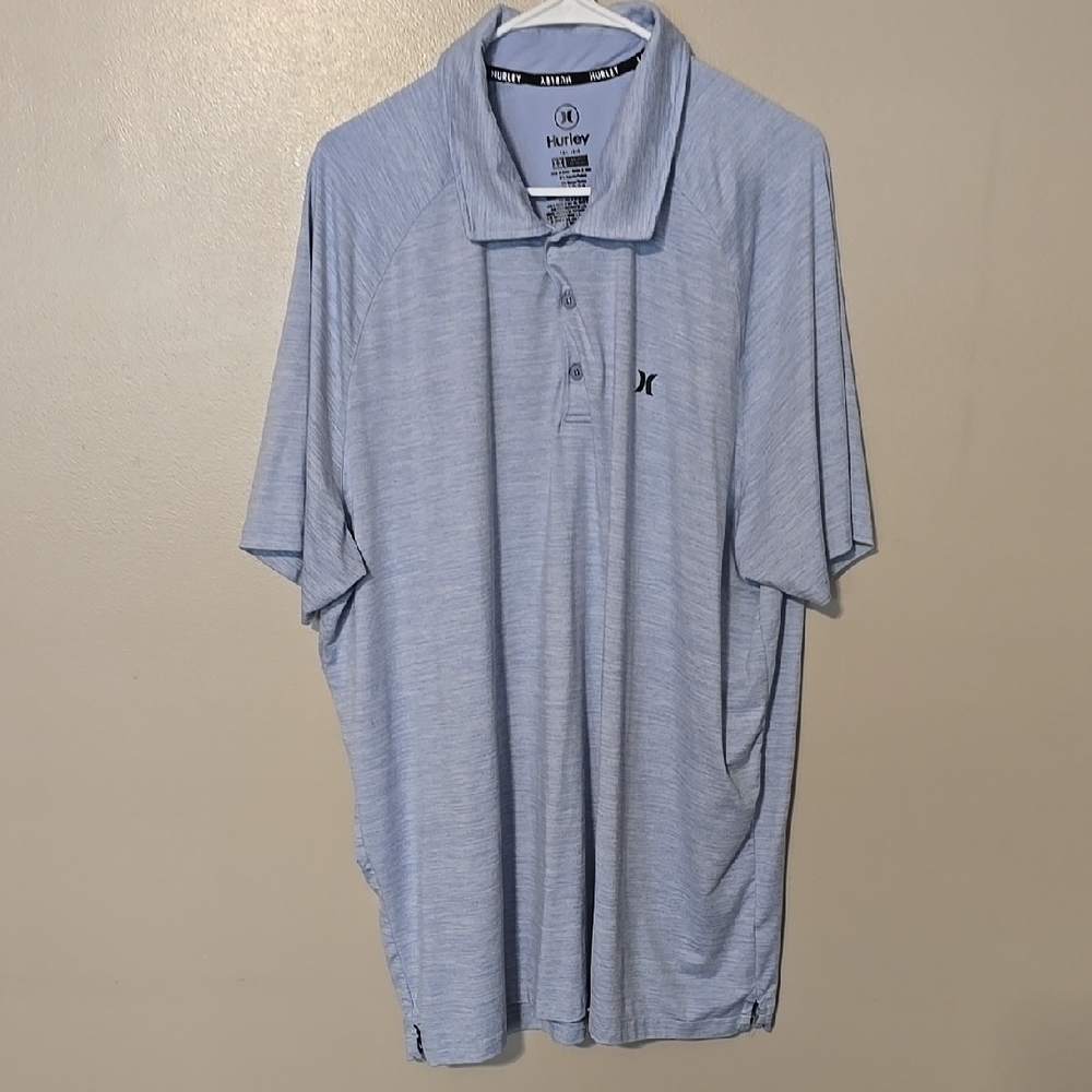 Hurley Men's Ultra Soft Stretch‎ Moisture Wicking Performance Polo Shirt XXL